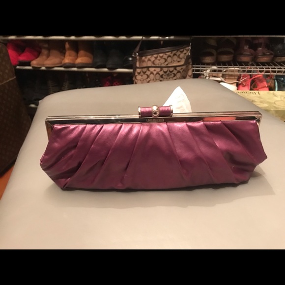 Purple Clutch Unlisted by Kenneth Cole - Picture 1 of 6